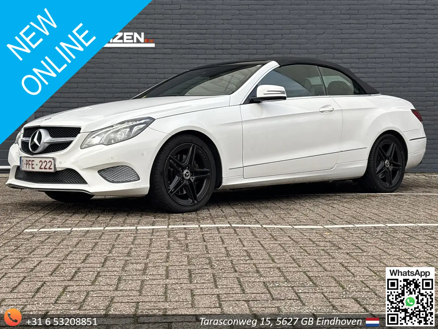 Mercedes-Benz E 220 Cabrio BlueTEC Prestige Automaat | Climate | Cruis Wit - 1