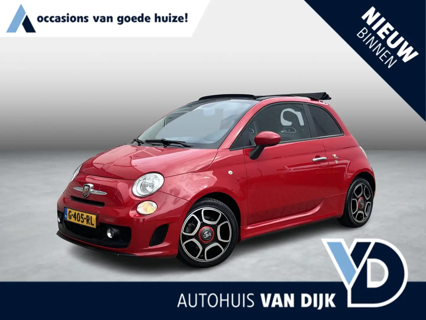 Fiat 500C Abarth 1.4 T-Jet 595C | Climate Control/16"/Privacy Glass Rojo - 1