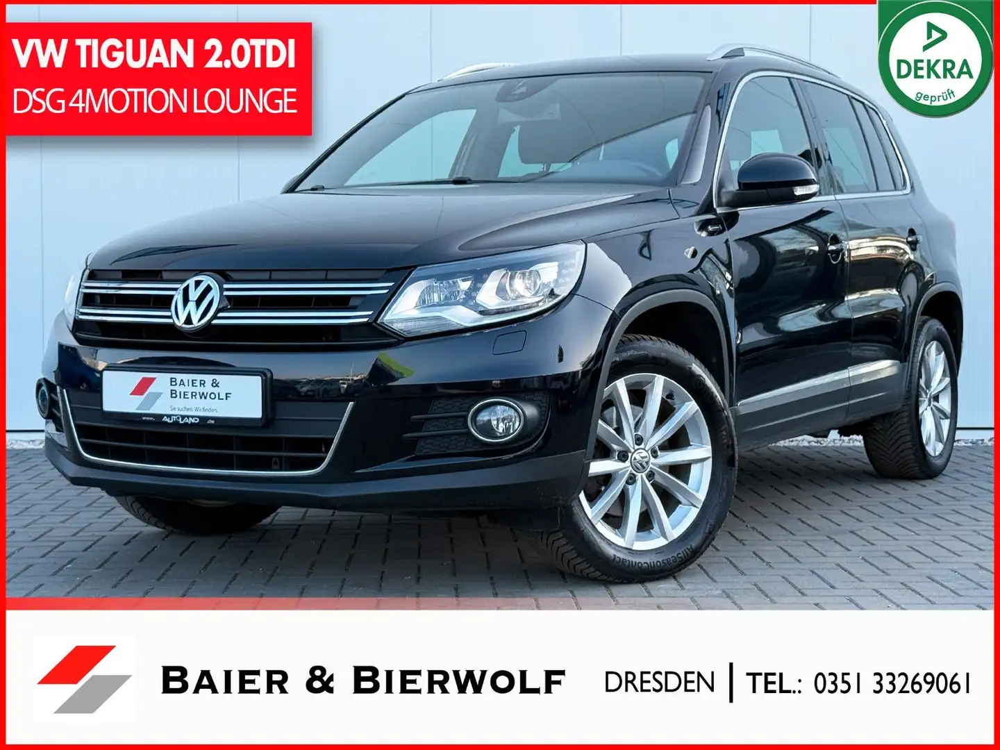 Volkswagen Tiguan Lounge 2.0TDI DSG Sport & Style 4Motion Schwarz - 1