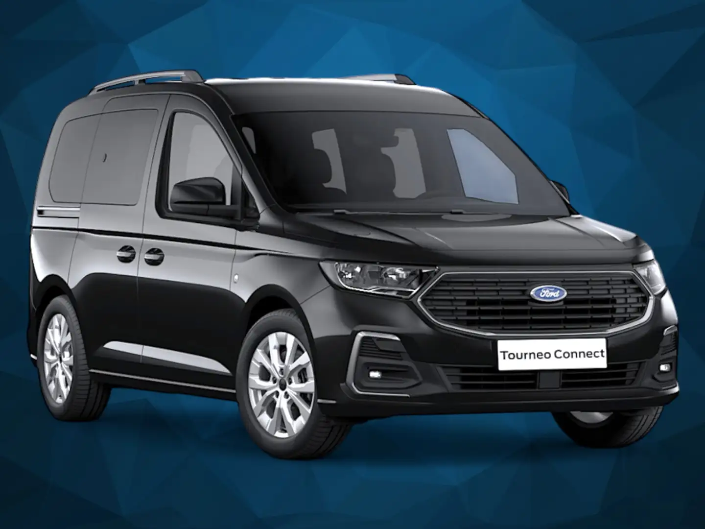 Ford Tourneo Connect 2.0 EcoBlue Titanium SpurH LM Schwarz - 2