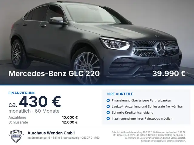 Mercedes-Benz GLC 220 d 4Matic 9G Tronic AMG Leder/Temp/HUD/Ka