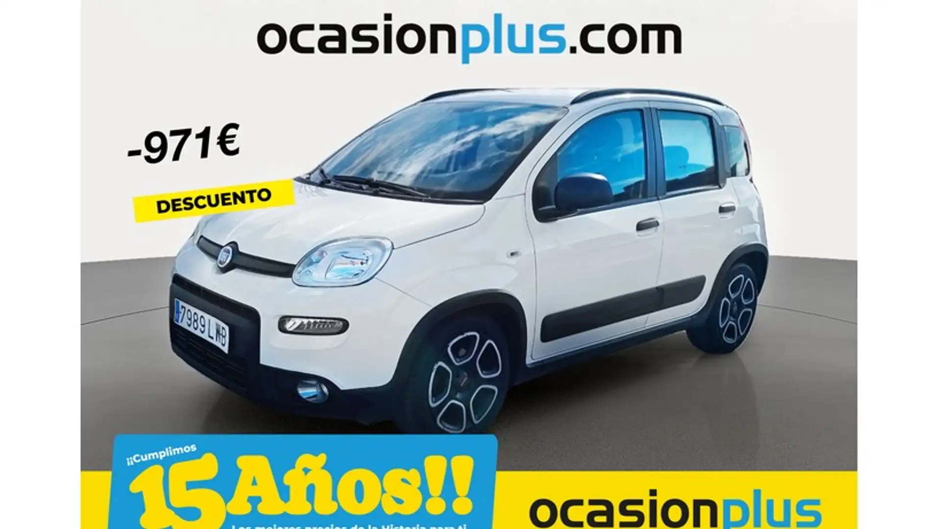 Fiat Panda 1.0 Gse City Live Hybrid Blanc - 1