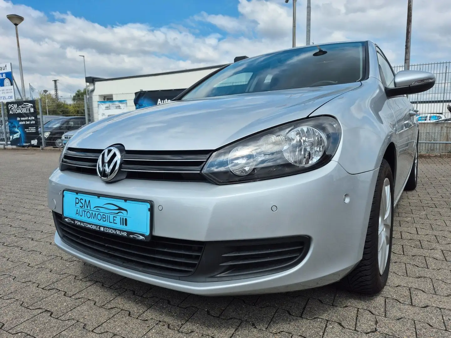 Volkswagen Golf VI Klimaautomatik PDC 1. Hand Garantie Zilver - 1