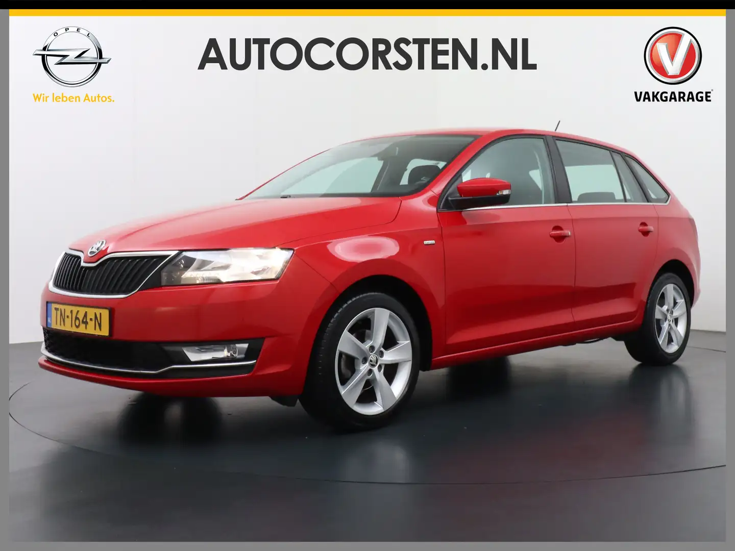 Skoda Rapid/Spaceback T96PK Apple Carplay Android Auto Navi Ecc Cruise C Roşu - 1