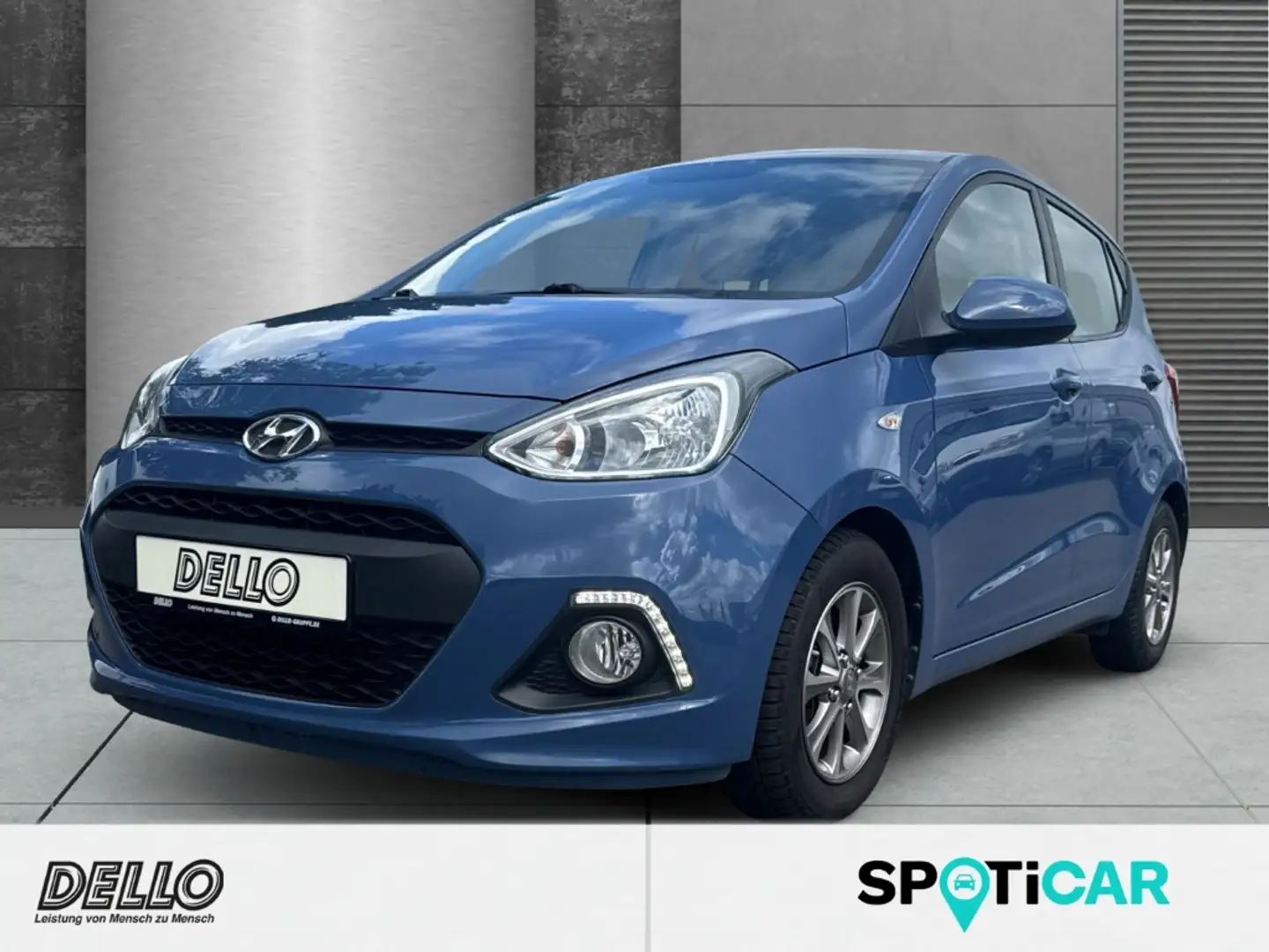Hyundai i10 I10 1.2 YES! SILVER SHZ LenkradHZG Temp Tel.-Vorb. Blau - 1