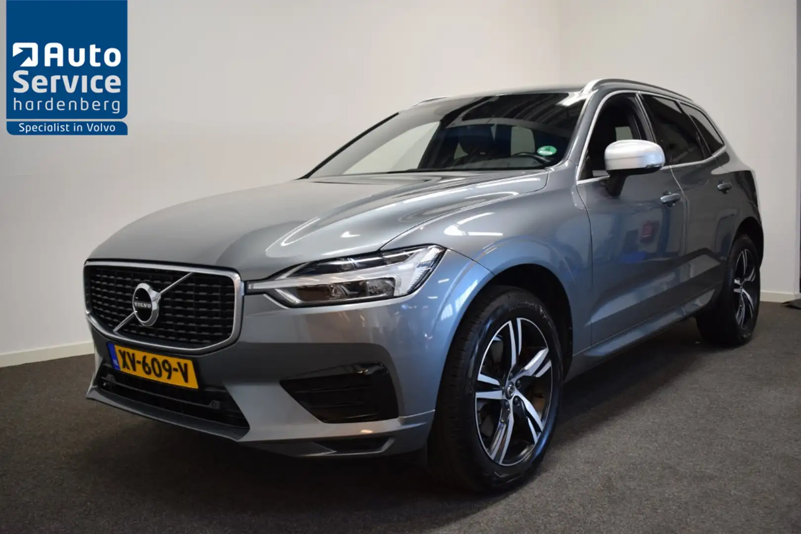 Volvo XC60 2.0 D4190pk AUT8 R-Design Trekhaak 2300kg/Leer/ st Grijs - 1