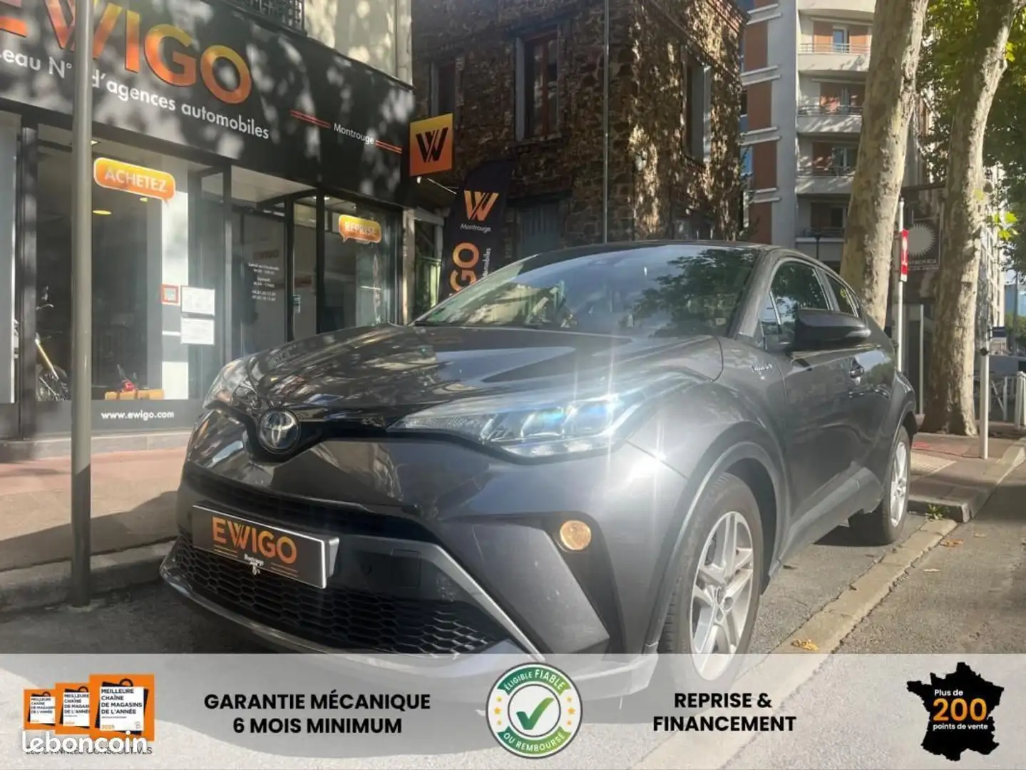 Toyota C-HR 1.8 122H 100 HYBRID FULL-HYBRID DYNAMIC BUSINESS 4X2 E-CVT BVA Grijs - 1