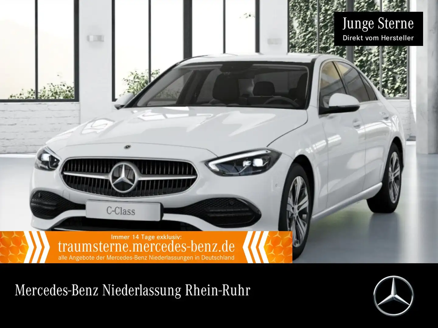 Mercedes-Benz C 180 AVANTG+LED+KAMERA+TOTW+KEYLESS+9G Weiß - 1