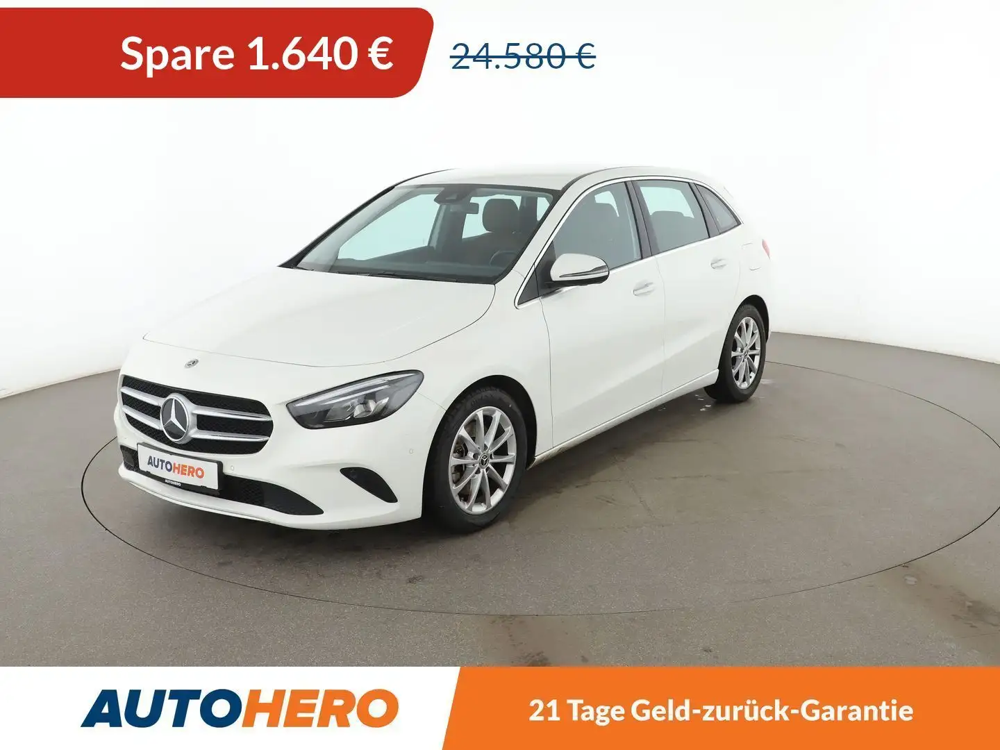Mercedes-Benz B 220 B 220 4Matic Progressive Aut.*NAVI*LED*TEMPO* Weiß - 1