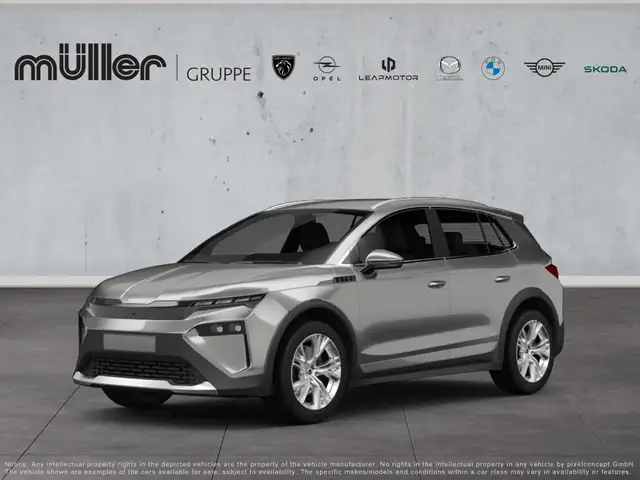 Skoda Elroq 50 55 kWh Batterie Elektromotor 125 kW 1-Gan