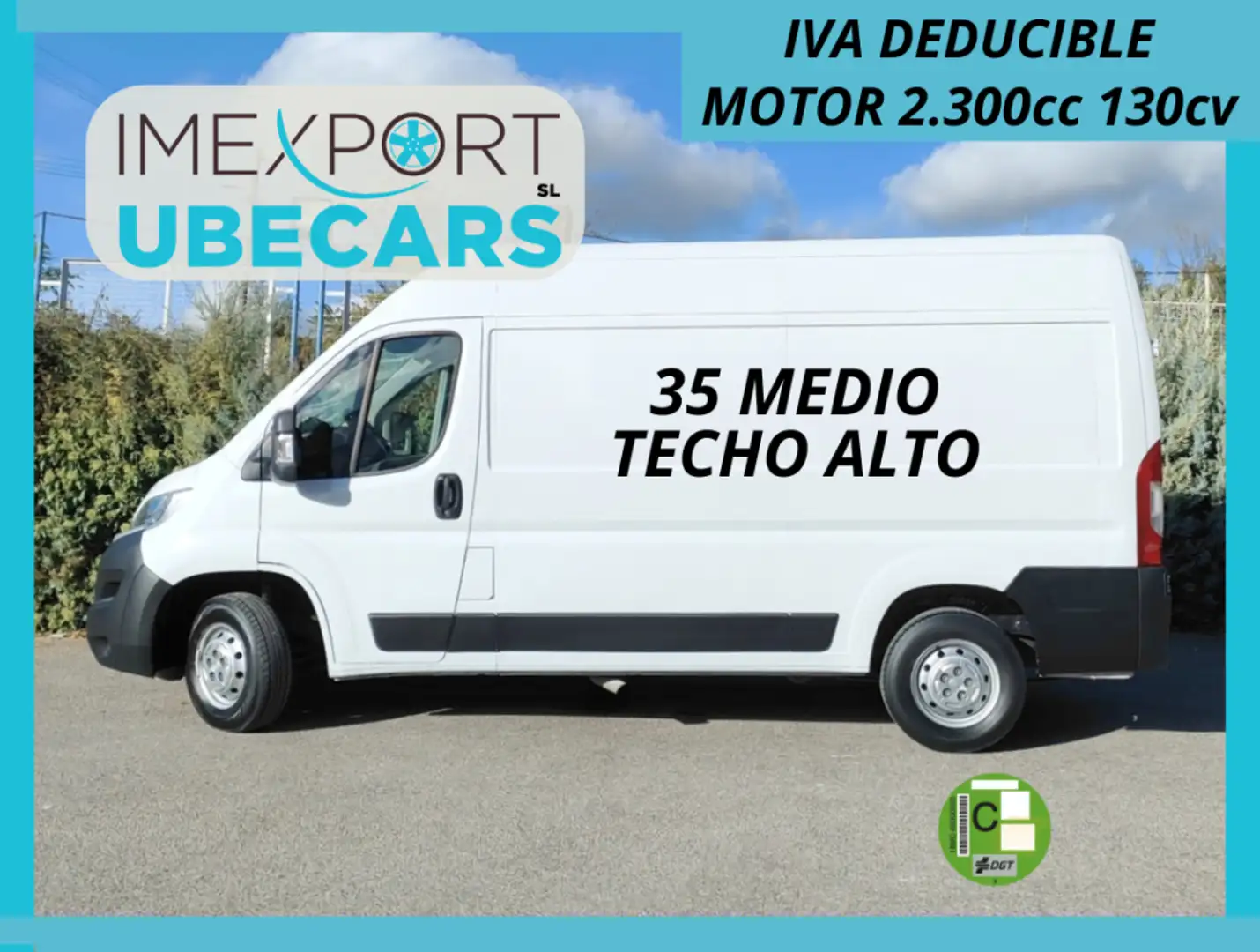 Fiat Ducato Fg. 35 2.3Mjt LPEGR Medio T.A. 95kW Weiß - 1