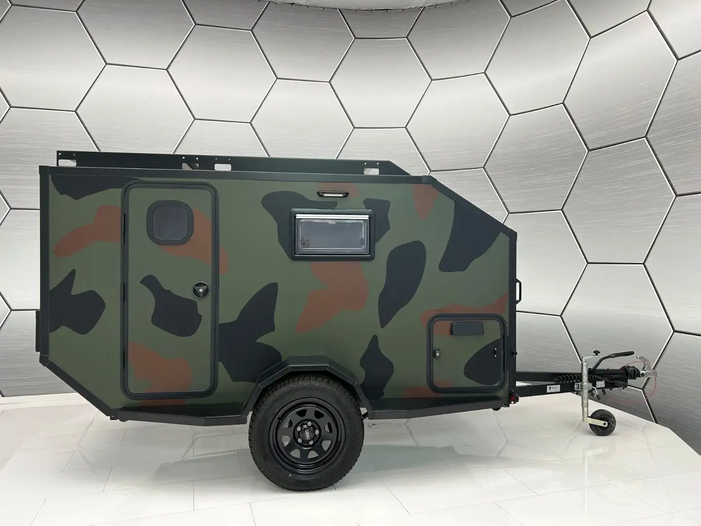 Sonstige Marken MicroCamper Schlafanhänger 750kg Off-Road Grün - 2