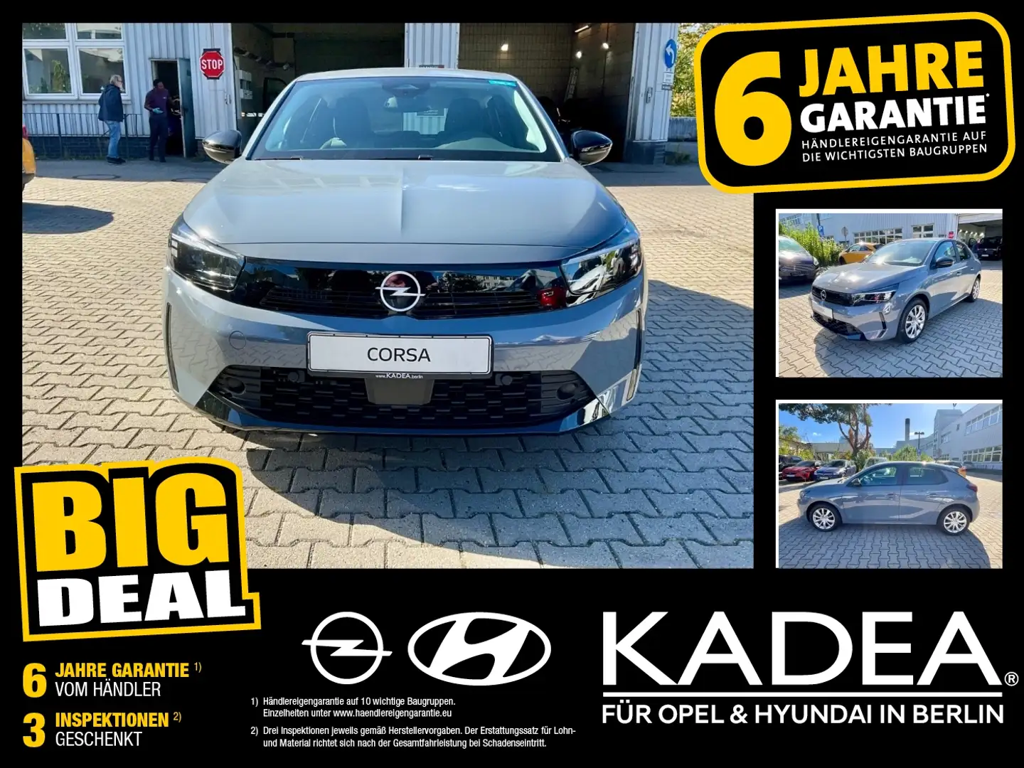 Opel Corsa F 1.2 Turbo LED*KLIMA*CARPLAY*TEMPO Grau - 1