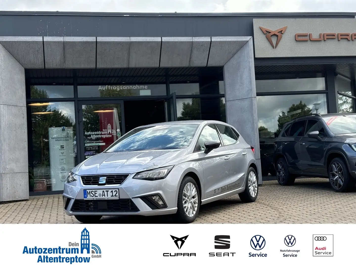 SEAT Ibiza 1.0 TSI FR PDC, SHZ, NAVI Plateado - 1