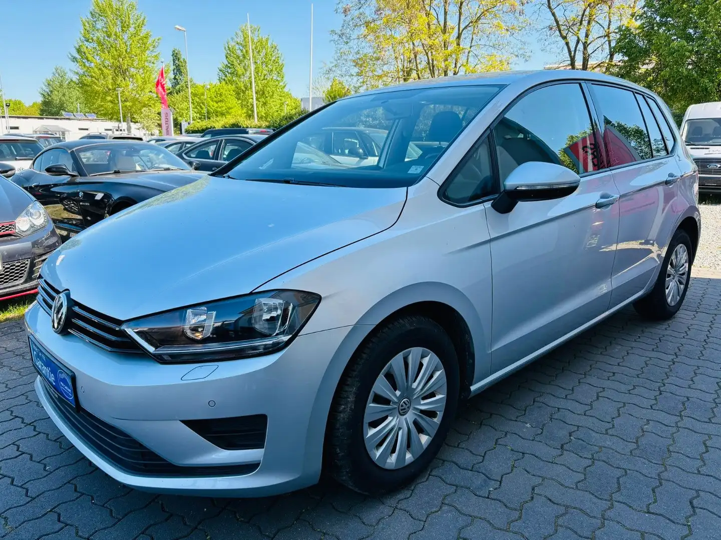Volkswagen Golf Sportsvan VII 1.2 BM -Autom.-Klima-1.Hand- Argent - 2