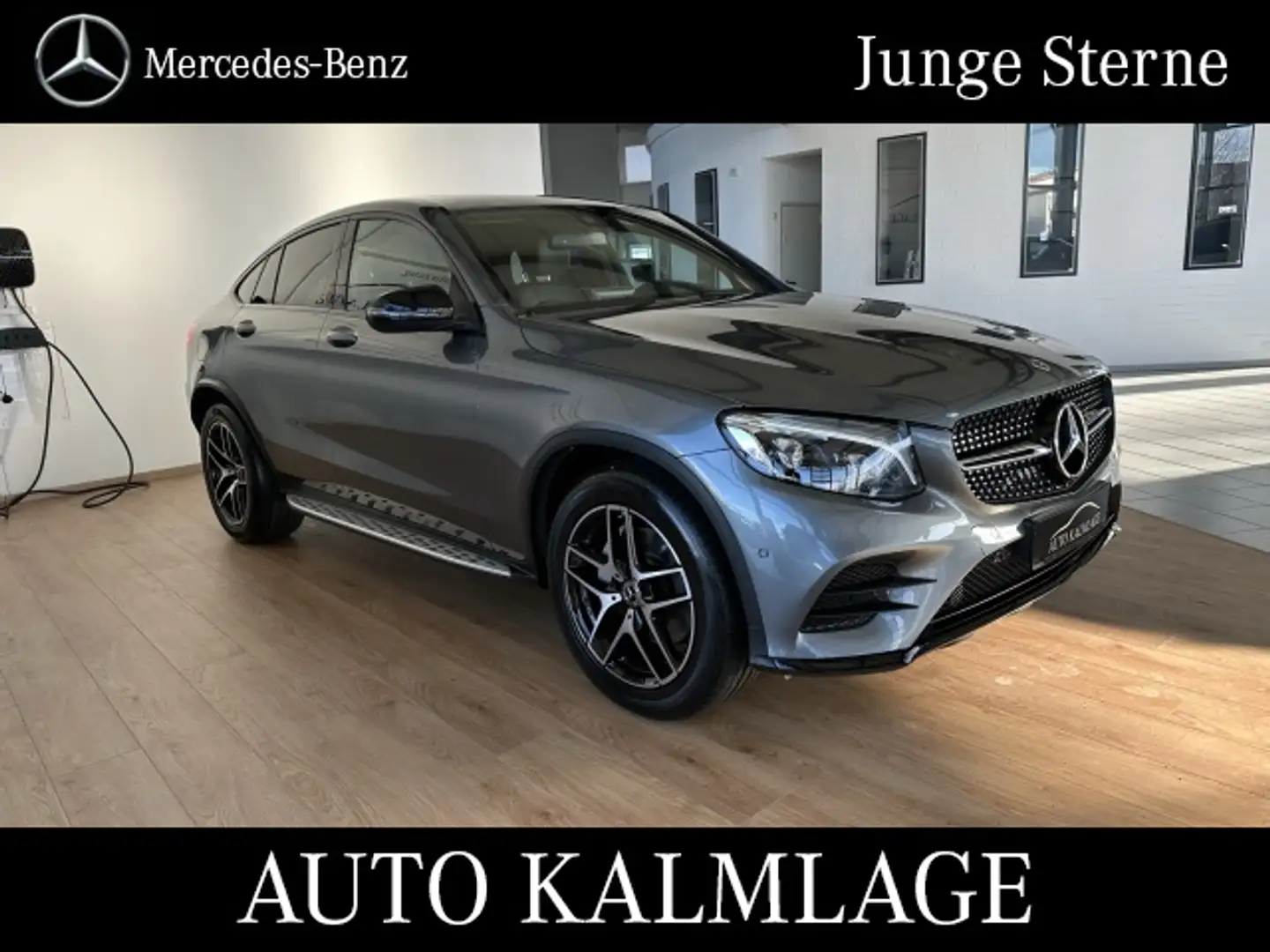 Mercedes-Benz GLC 300 GLC 300 4M Coupé AMG AHK+SCHIEBEDACH+COMAND+LED Grau - 1