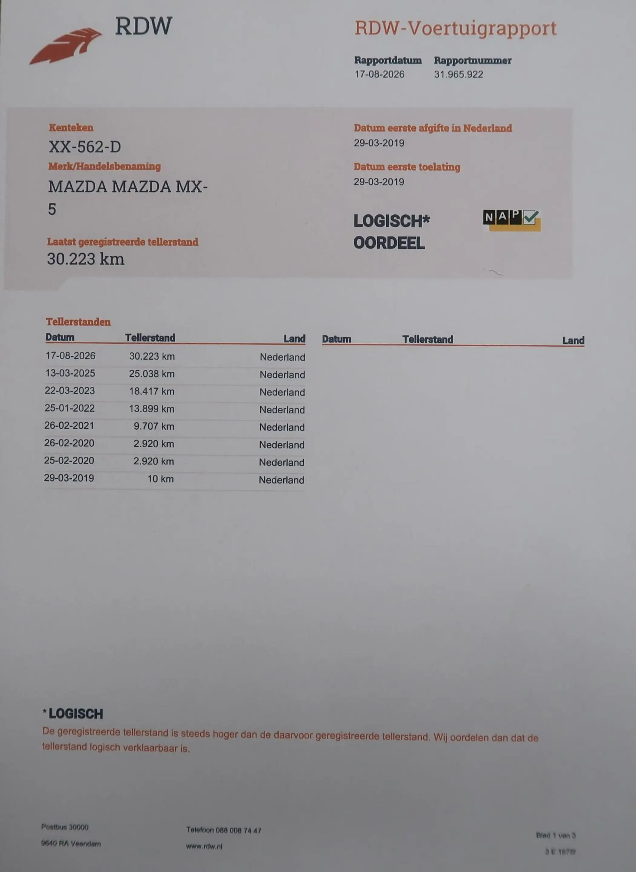 Mazda MX-5 1.5 SkyActiv-G 132 Chairo Bose Camera NL-auto Navi — photo 9