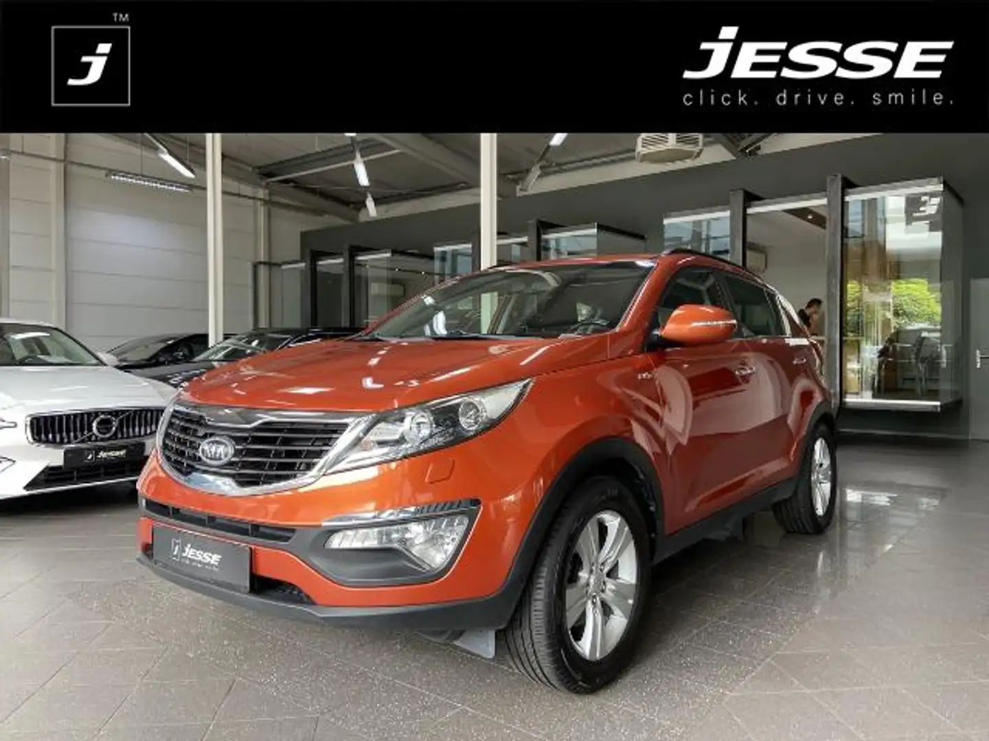 Kia Sportage 2,0 CRDi Vision 4WD PDC AHK GEWERBE Oranje - 1