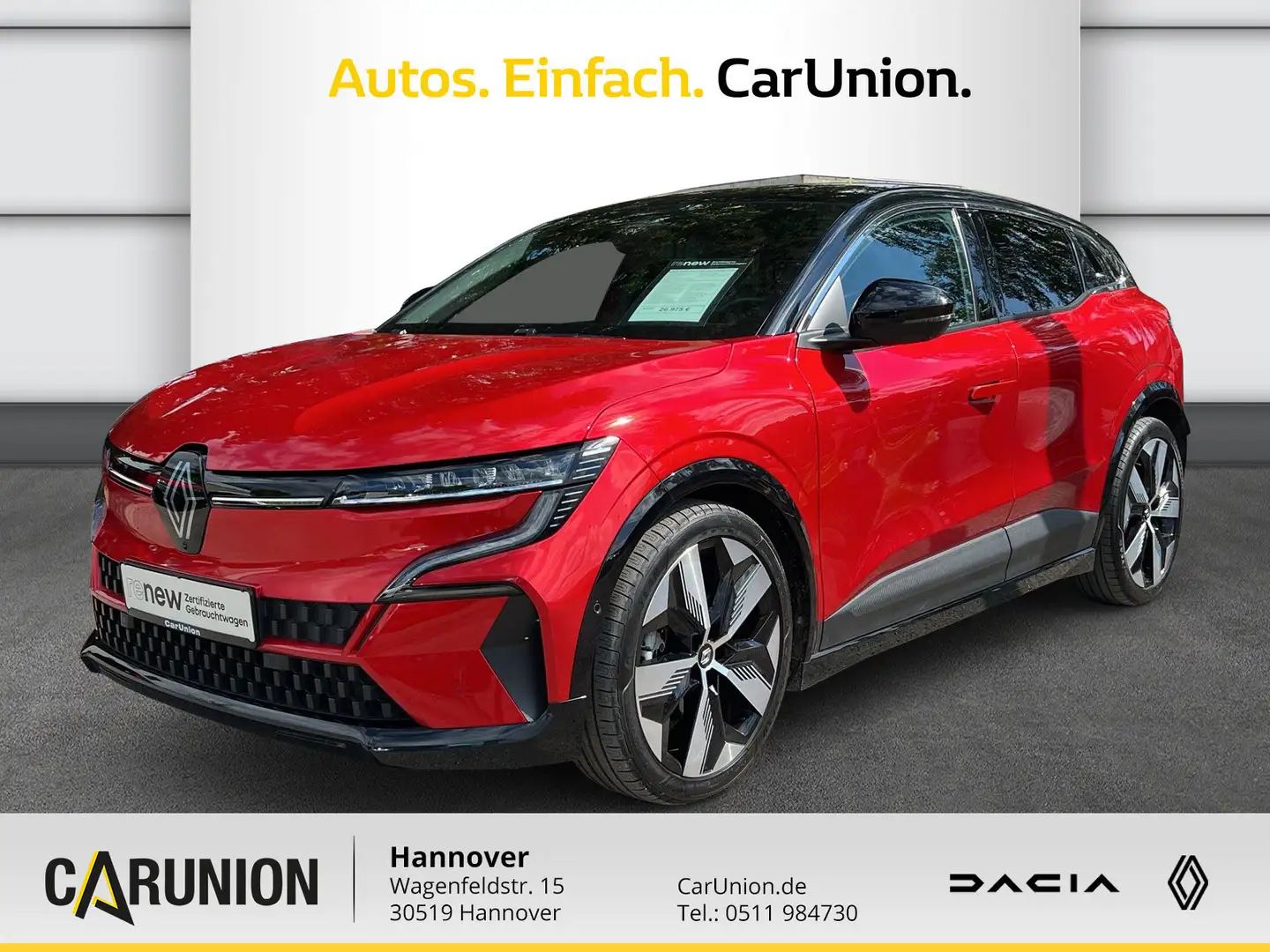 Renault Megane E-Tech 100%TECHNO EV60 220hp optimum charge Rot - 1