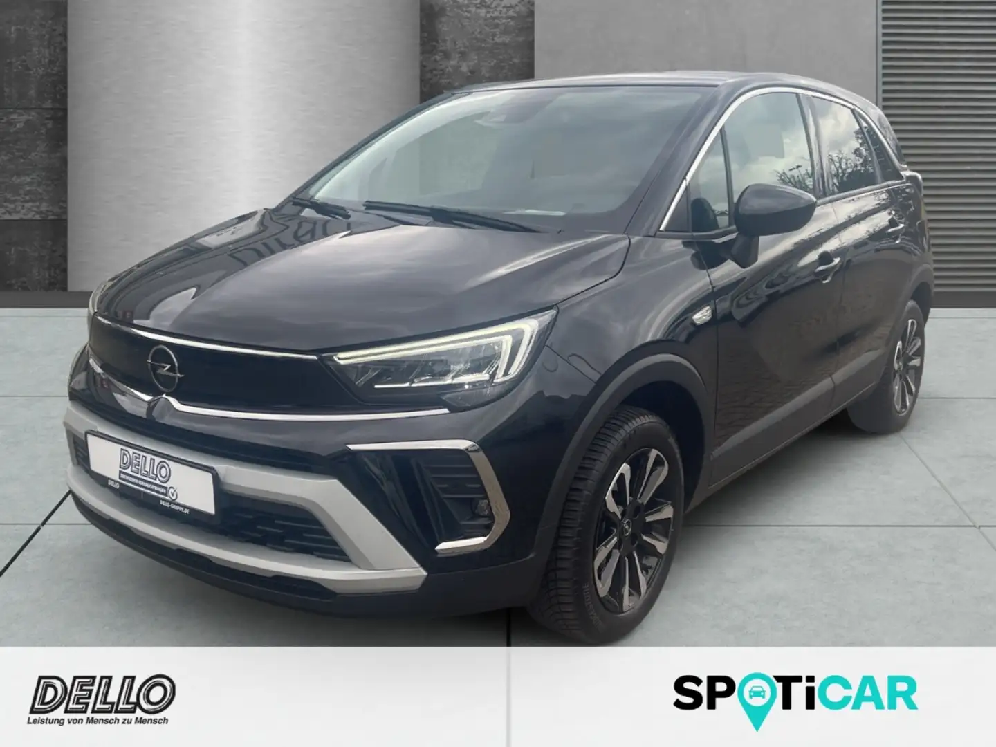 Opel Crossland 1.2T 96kw AT Elegance Navi Rückfahrkam. PDCv+h Len Negro - 1