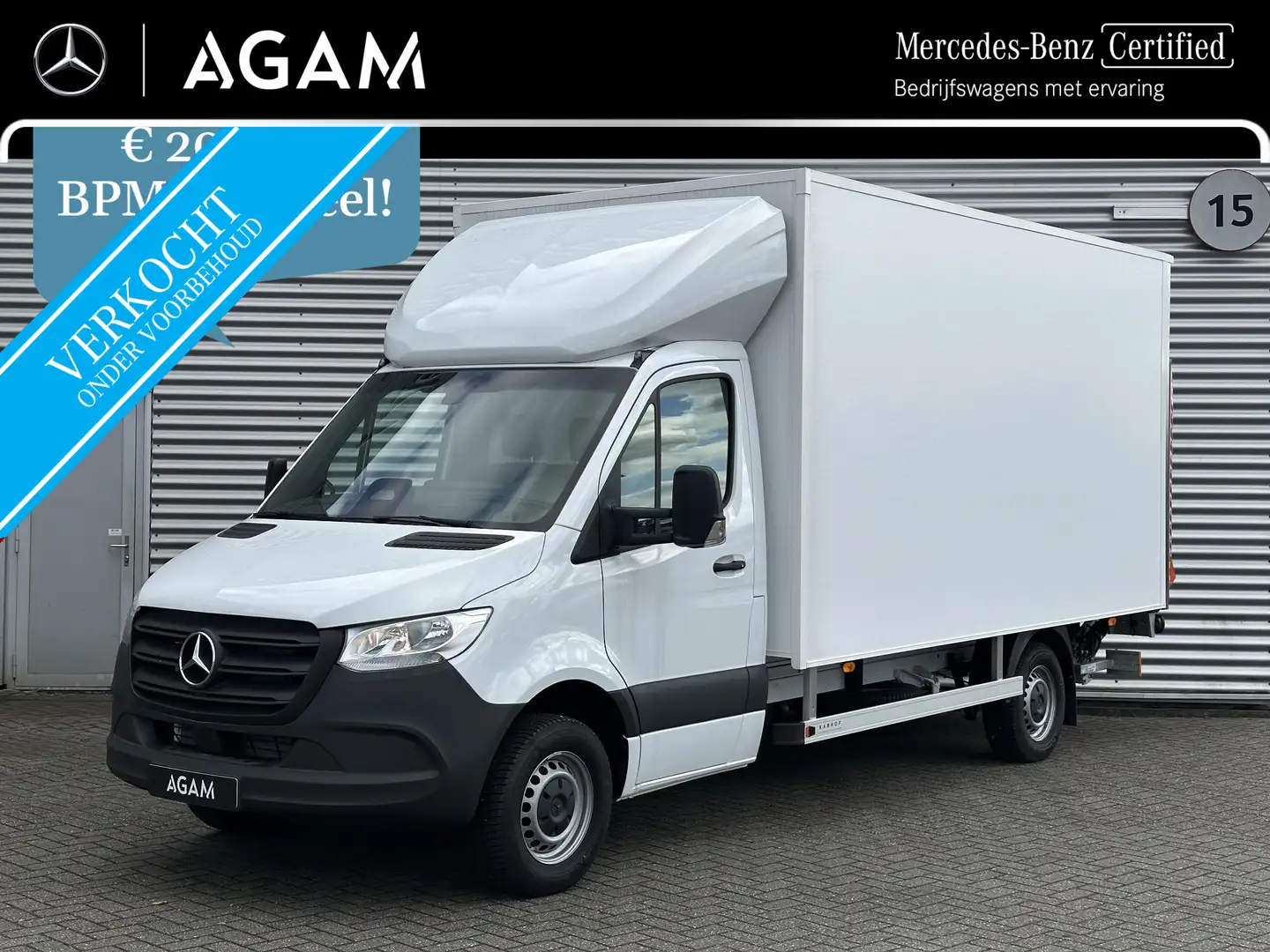 Mercedes-Benz Sprinter 317 CDI Bakwagen Laadklep Wit - 1