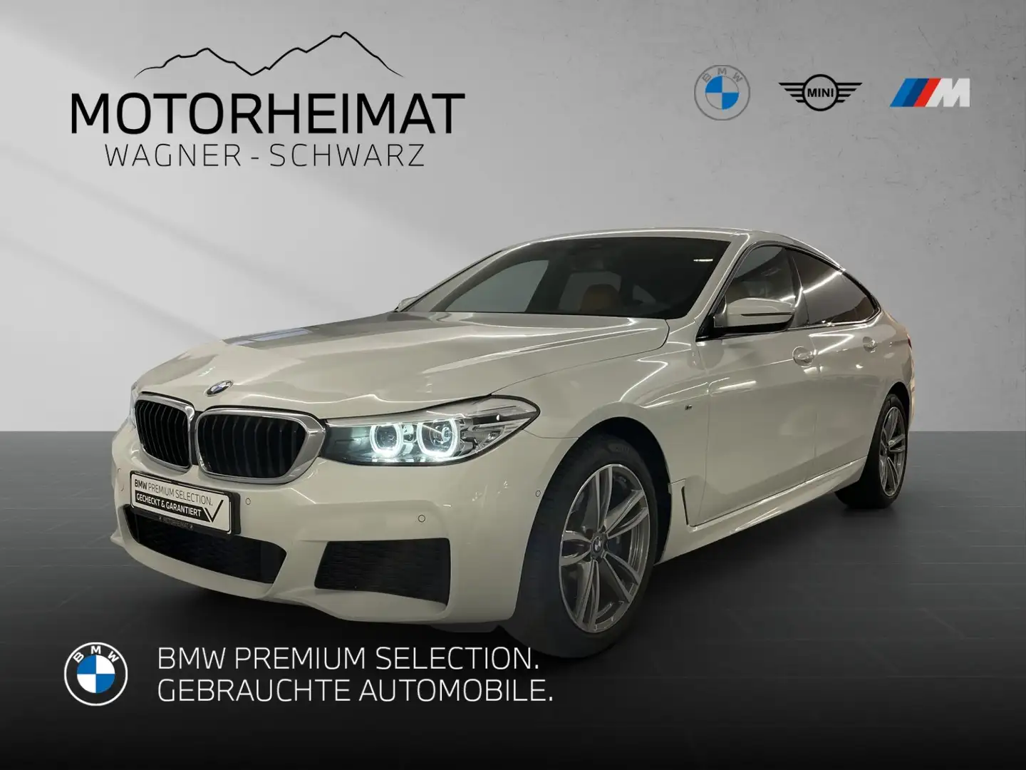 BMW 630 d xDrive Gran Turismo M Sport Pano eSitze Weiß - 1