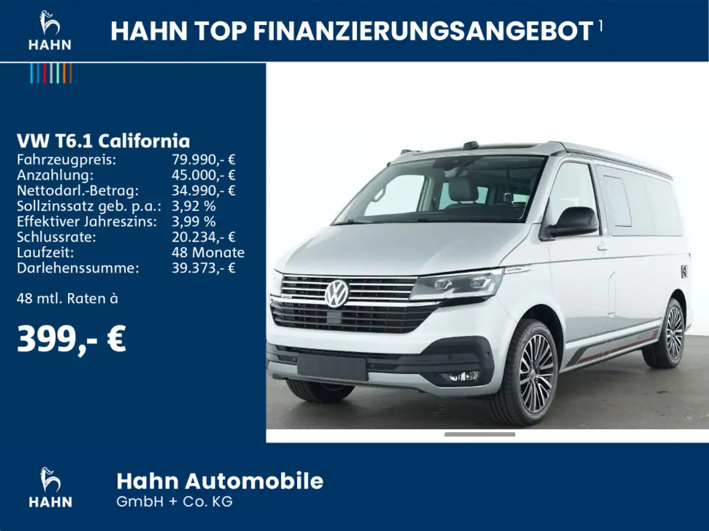 Volkswagen T6.1 California Ocean Edition 4Motion 150KW DSG Zilver - 2
