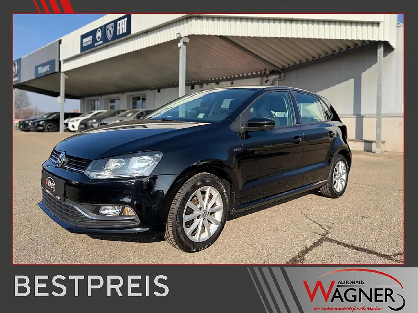 Volkswagen Polo Lounge 1,0 BMT Schwarz - 1
