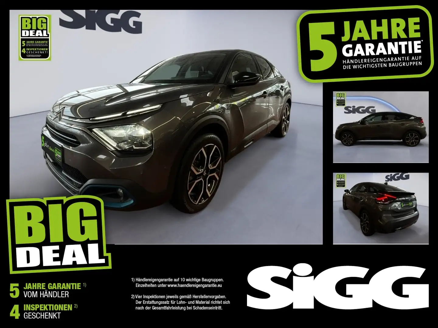 Citroen C4 Elektromotor e- ë- Shine 11KWOBC Schiebedach Grau - 1