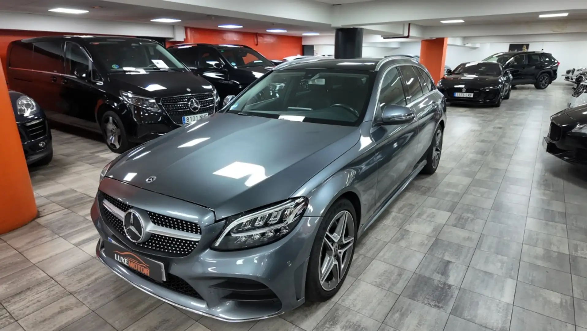 Mercedes-Benz C 200 Estate 9G-Tronic Gris - 1