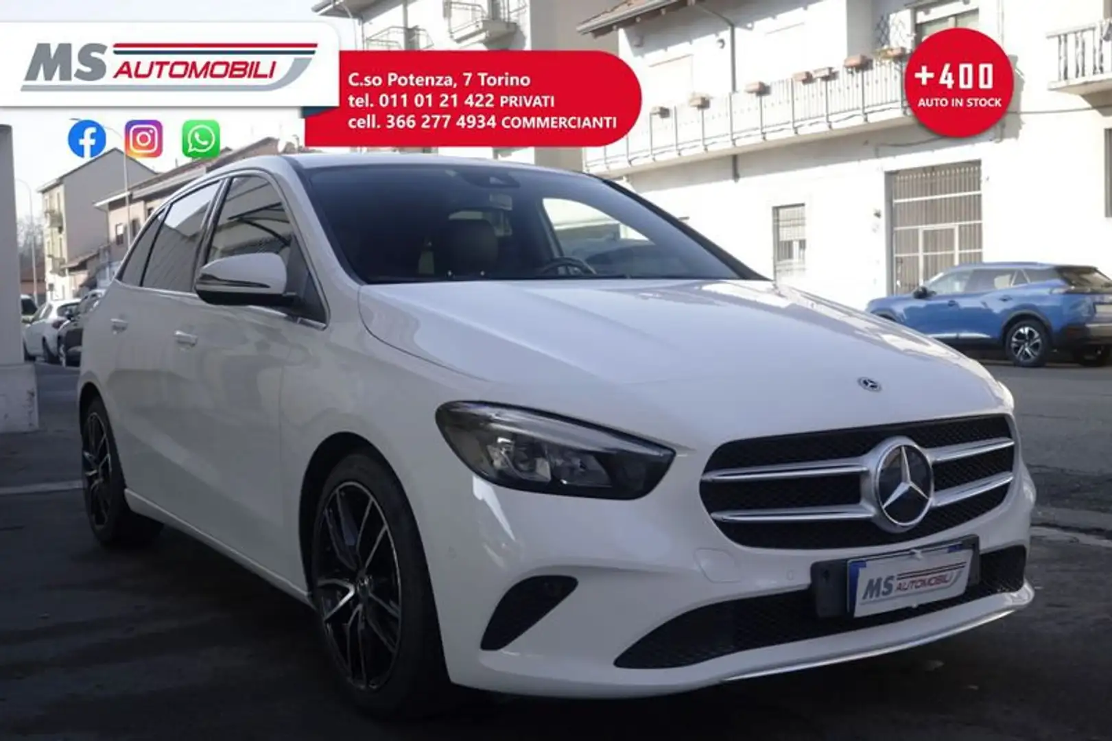 Mercedes-Benz B 200 Mercedes-Benz Classe B 200 d Automatic Sport Plus Bílá - 1