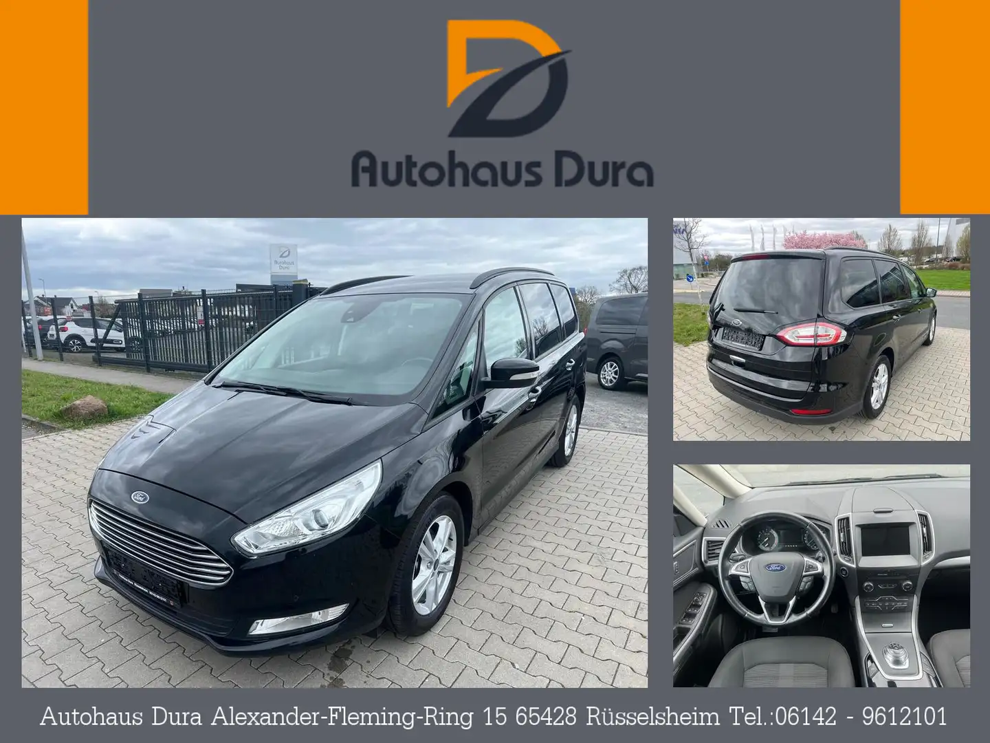 Ford Galaxy 2.0 TDCI Business Aut. Navi+Ahk+7 Sitzer Schwarz - 1