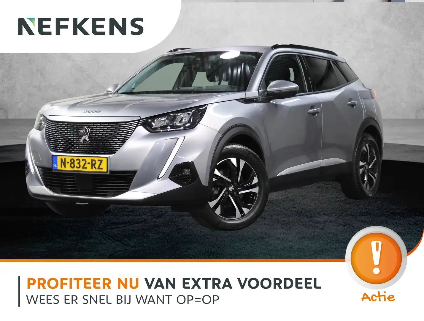 Peugeot e-2008 EV Allure Pack 50 kWh 136PK | 1ste eigenaar | 3/FA Grijs - 1