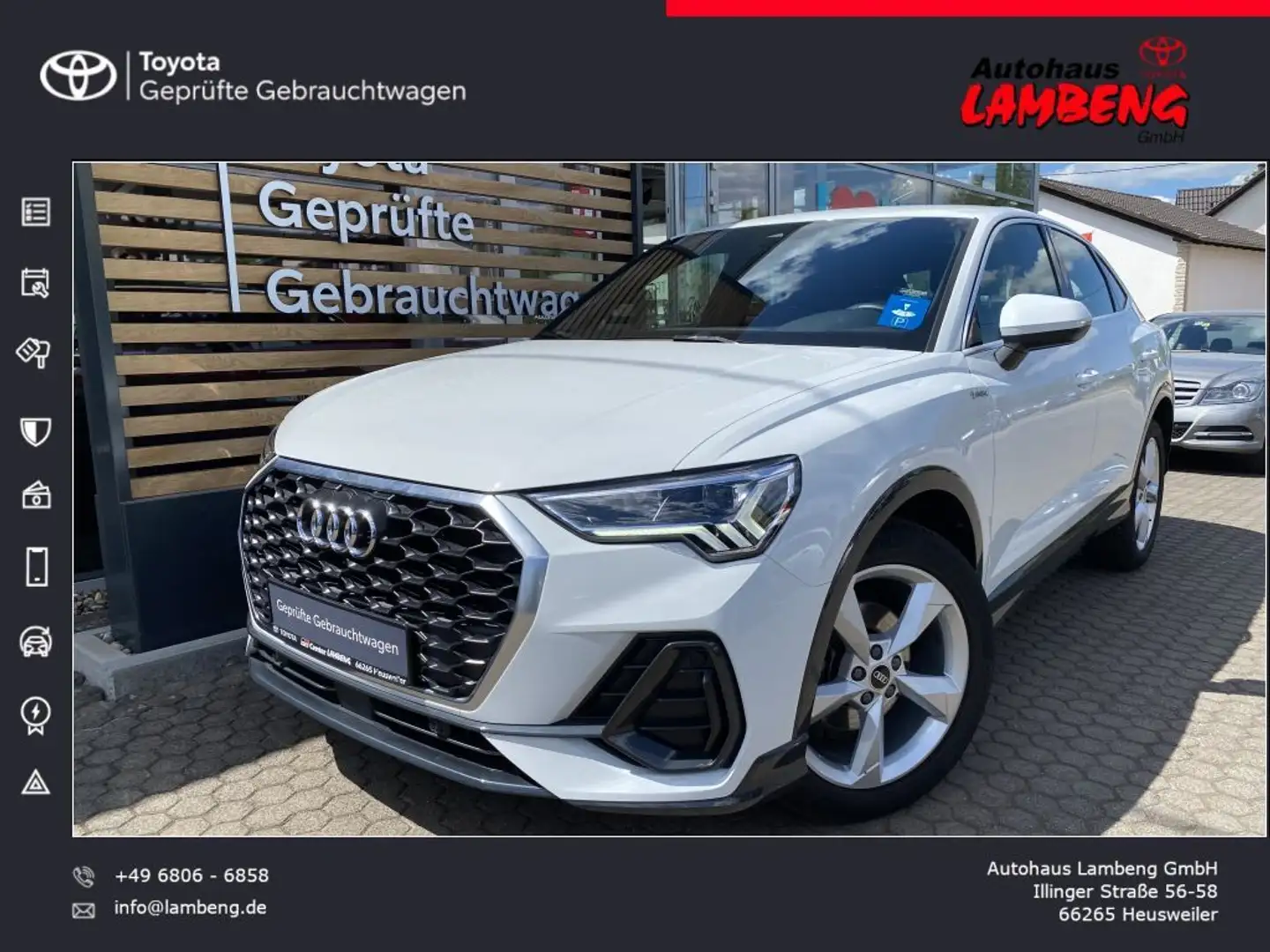 Audi Q3 35 TDI Sportback S tronic Blanco - 1