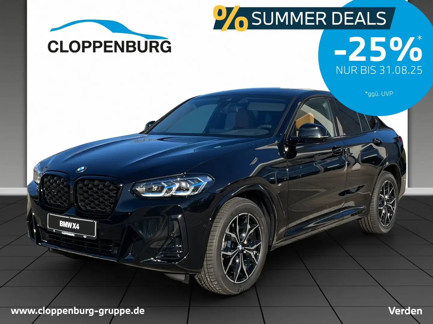 BMW X4 xDrive20d M Sportpaket Head-Up H&K Glasdach Memory Černá - 1