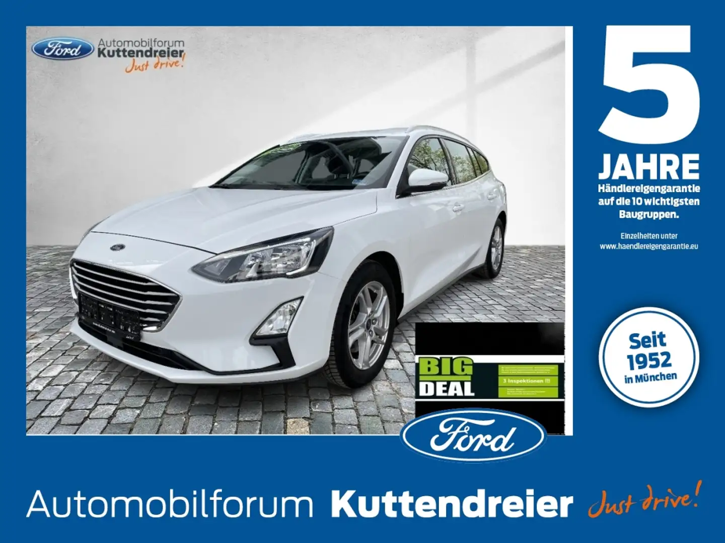 Ford Focus Turnier Cool & Connect Navi Kamera Wit - 1