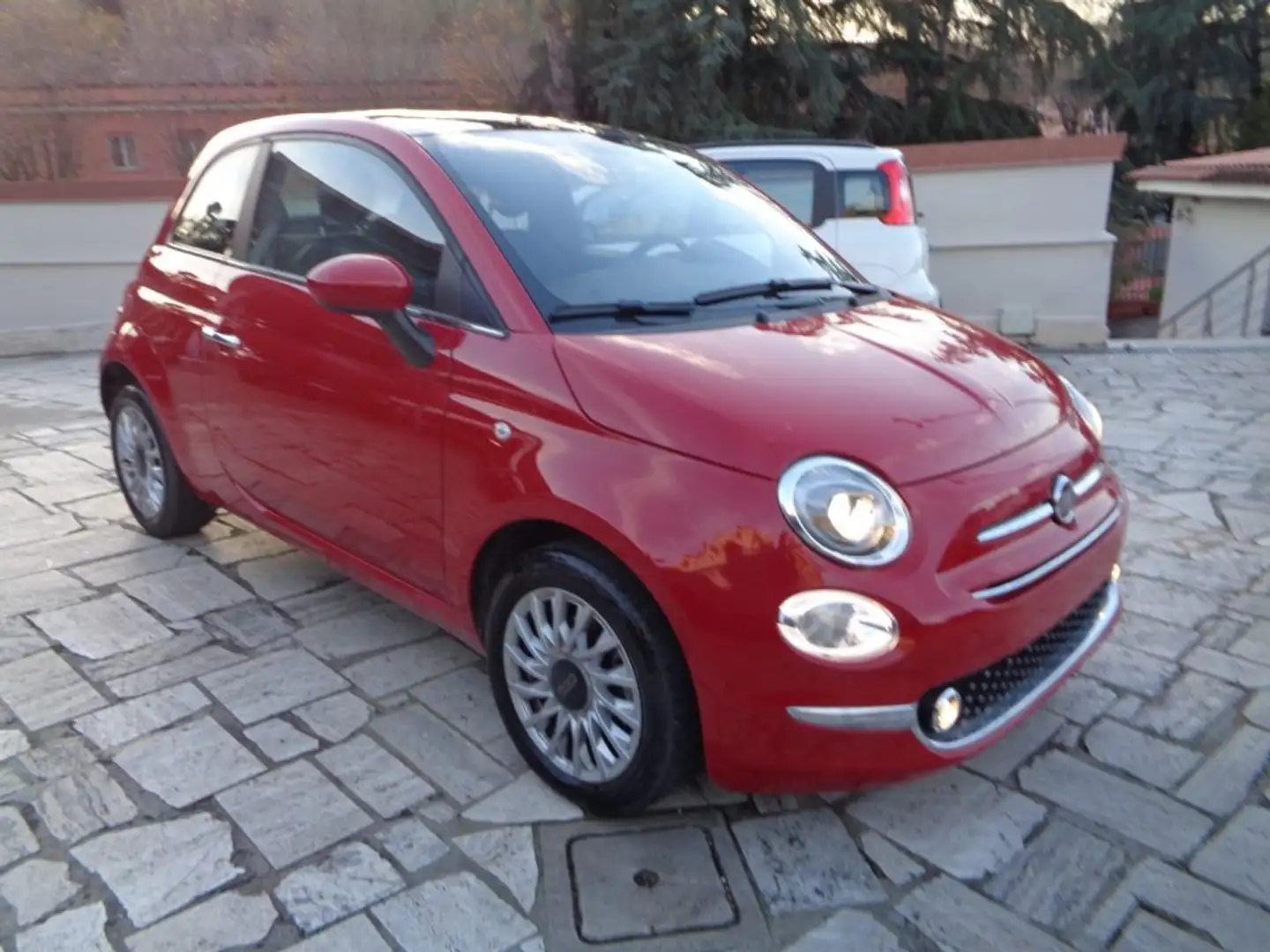 Fiat 500 1000 HYBRID 70 CV CARPLAY CLIMAUTO PDC TETTO Rosso - 1