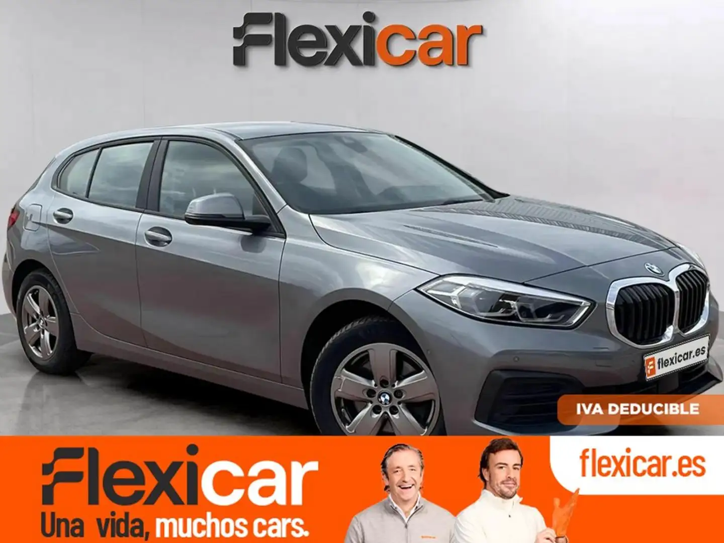 BMW 118 118d Gris - 1