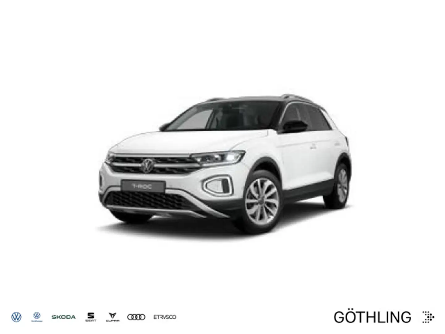 Volkswagen T-Roc Style 1.5 TSI 150 PS 6-Gang *SHZ*AHK*LED* Blanc - 1