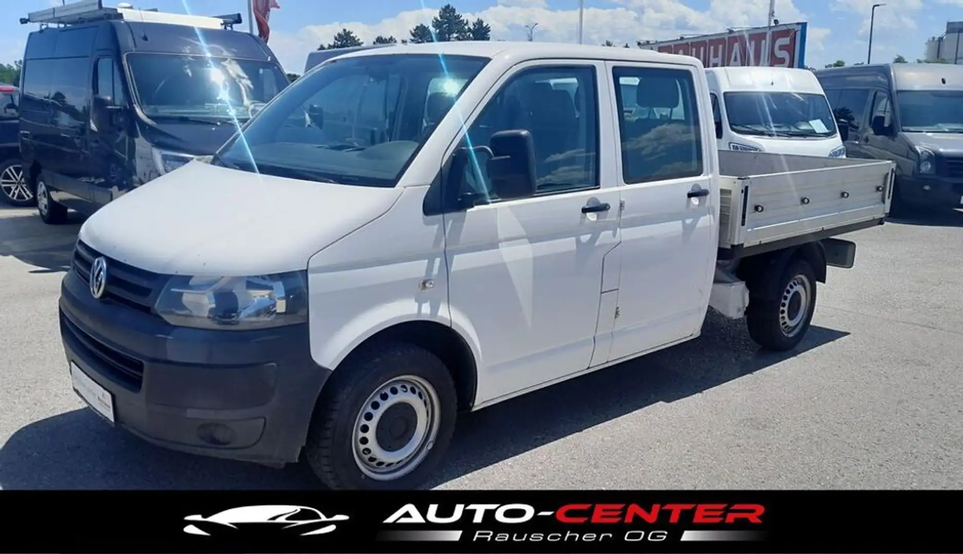 Volkswagen T6 Transporter Pritsche Doppelkabine Blanc - 1