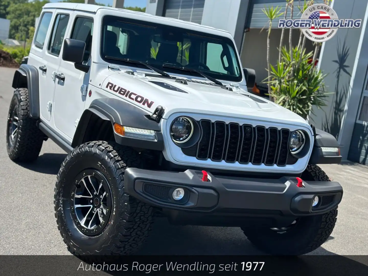 Jeep Wrangler WRANGLER 24 UNLIMITED RUBICON RECON V6 AHK LEDER Blanc - 1