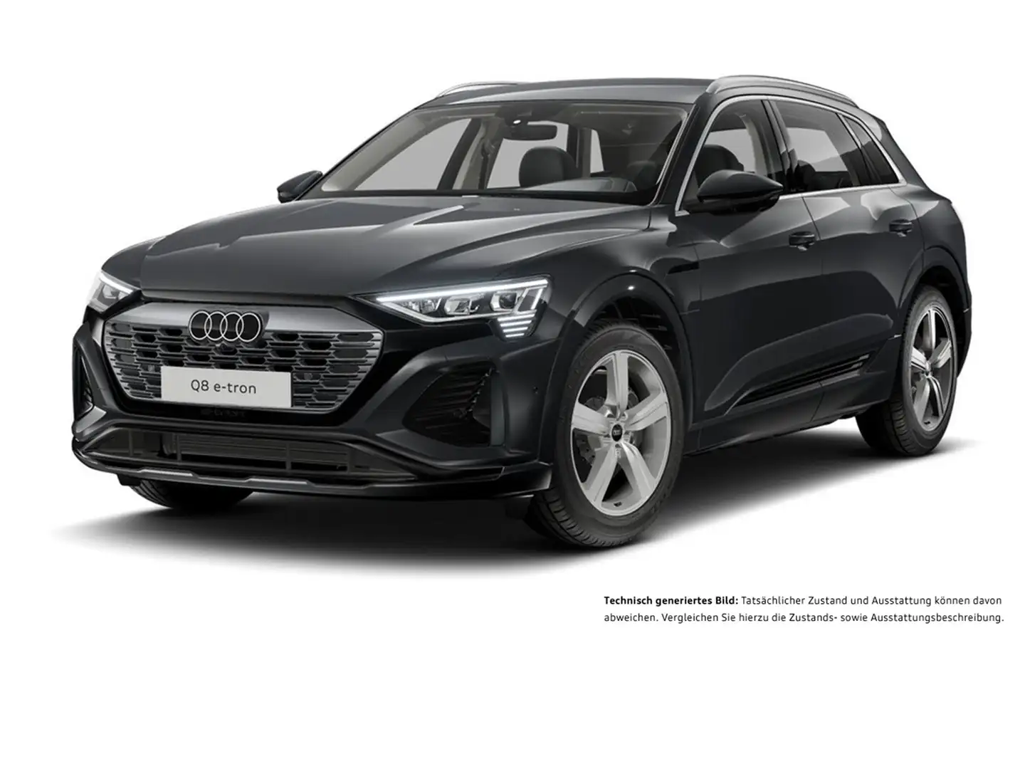Audi Q8 e-tron 50 quattro S LINE 360°CAM LM20 EKLAPPE Szürke - 2