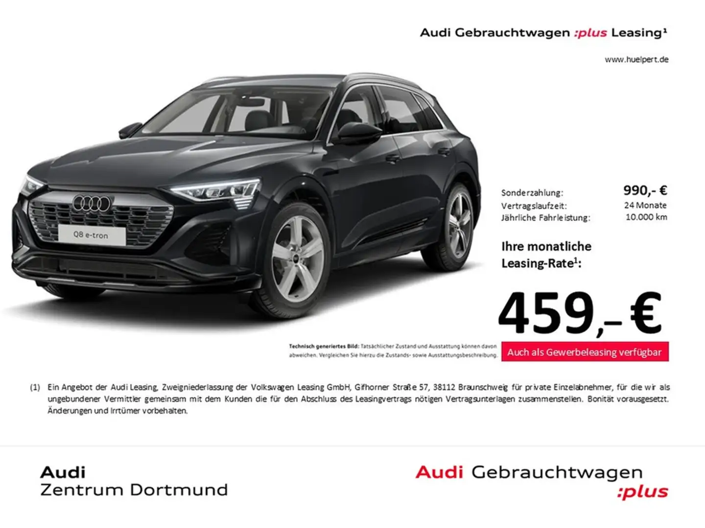 Audi Q8 e-tron 50 quattro S LINE 360°CAM LM20 EKLAPPE Szürke - 1