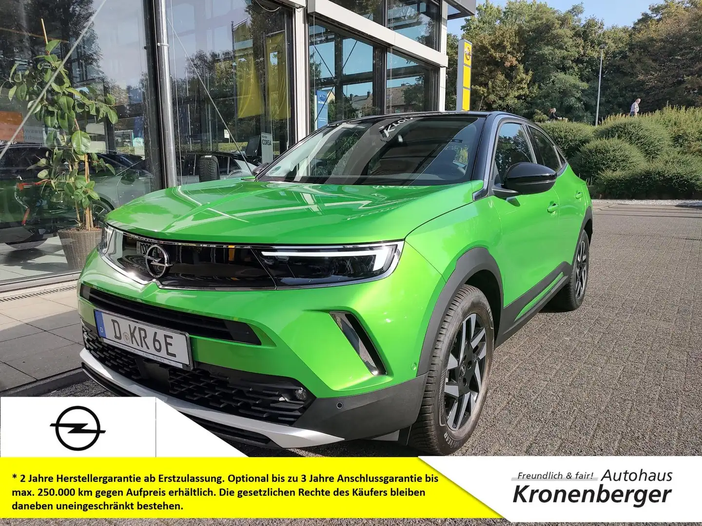 Opel Mokka-E Mokka e Elegance Navi Allwetter Grün - 1