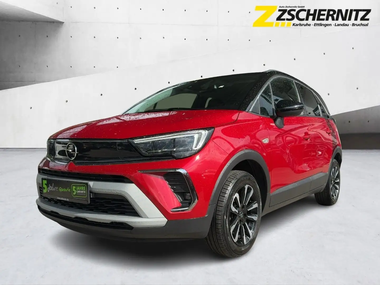 Opel Crossland 1.2 Turbo Elegance LED+SHZ*CarPlay Rouge - 2