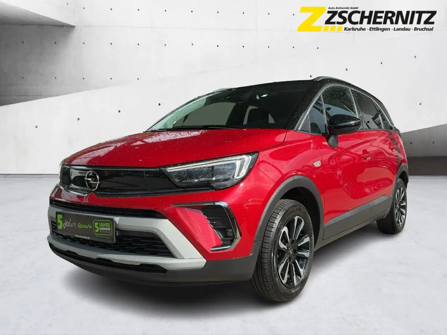 Opel Crossland 1.2 Turbo Elegance LED+SHZ*CarPlay Rouge - 1