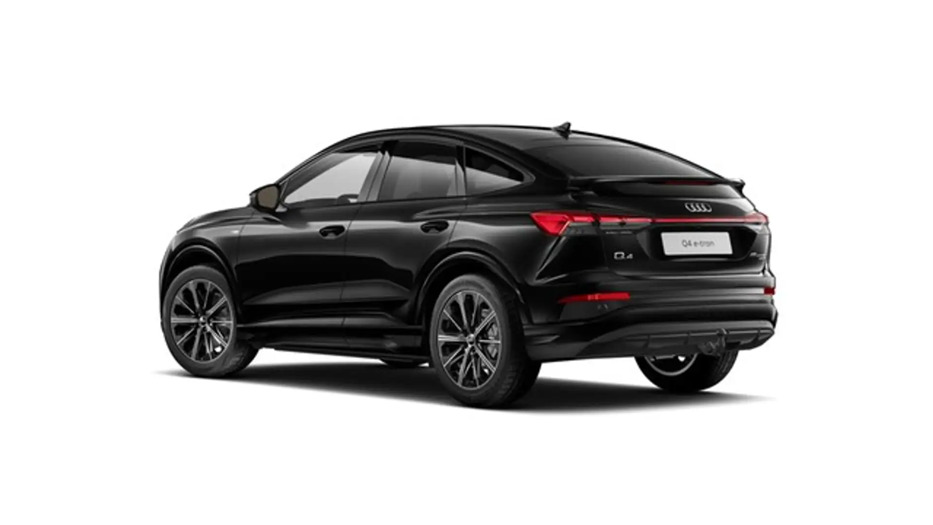 Audi Q4 e-tron 45 Sportback quattro MATRIX AHK LEDER SPORTSITZ... Schwarz - 2