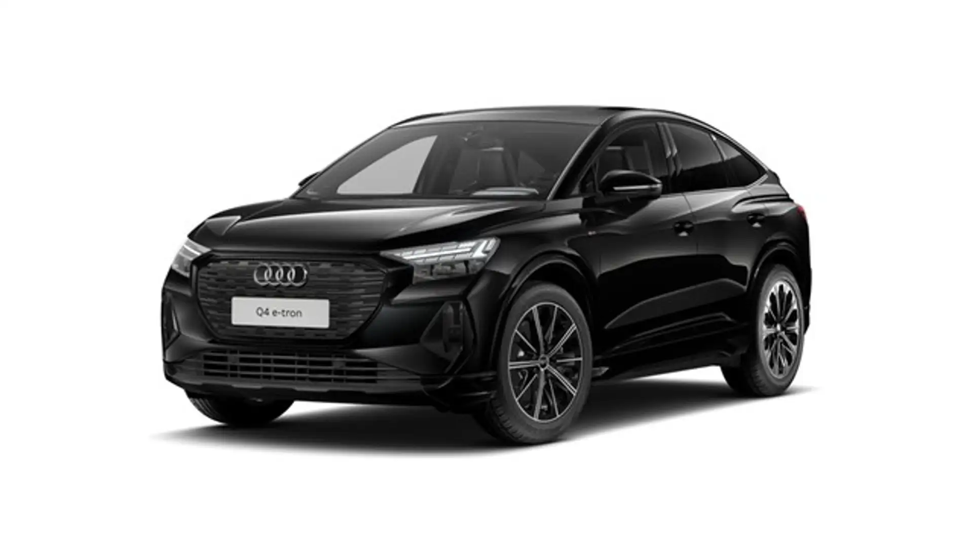 Audi Q4 e-tron 45 Sportback quattro MATRIX AHK LEDER SPORTSITZ... Schwarz - 1