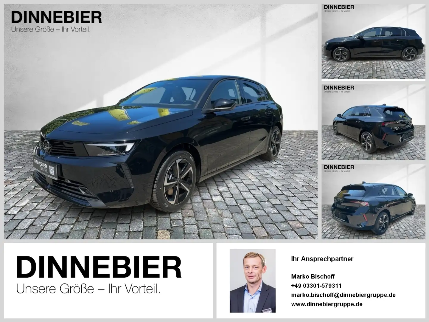 Opel Astra Edition 1.2 LED+Navi+Kamera+SHZ+Keyless Zwart - 1