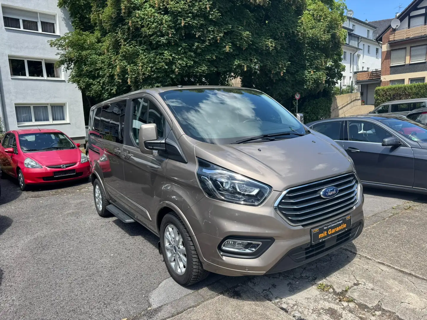 Ford Transit Custom Tourneo Titanium/1.Hand/Leder/8Sitzer/Navi Grau - 1